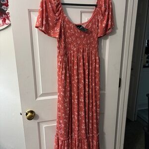 Torrid stretch midi dress 00x large 10 nwt